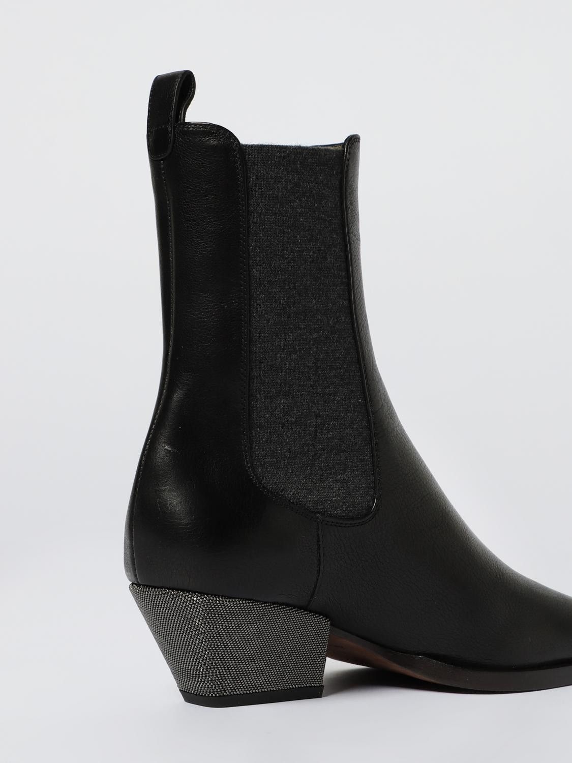 Brunello Cucinelli Brunello Cucinelli Boots Woman Black Size US 8 / IT 38 - 4 Thumbnail