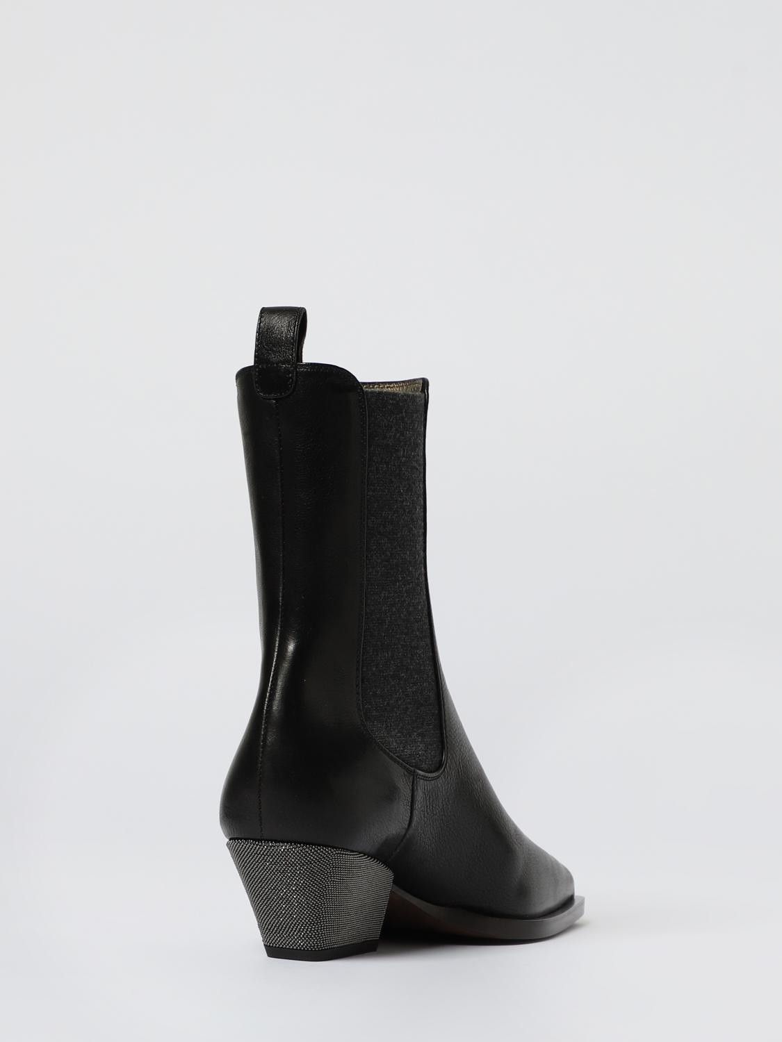 Brunello Cucinelli Brunello Cucinelli Boots Woman Black Size US 10 / IT 40 - 3 Thumbnail