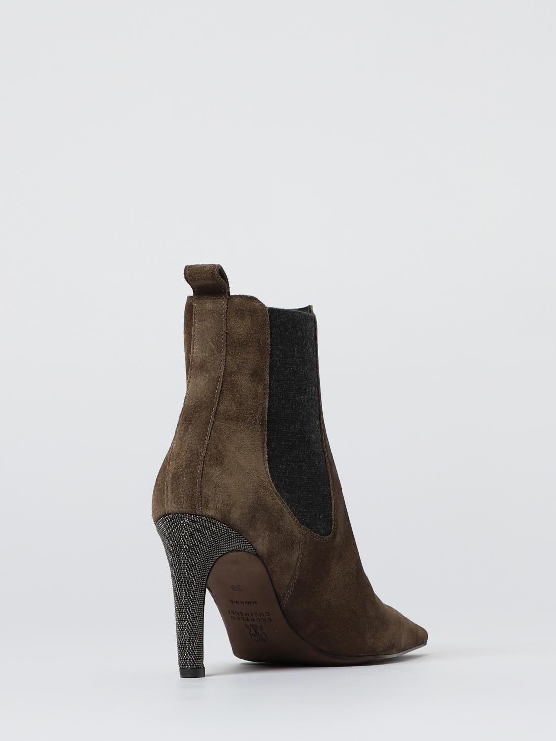Brunello Cucinelli Brunello Cucinelli Boots Woman Dove Grey Size US 10 / IT 40 - 3 Thumbnail