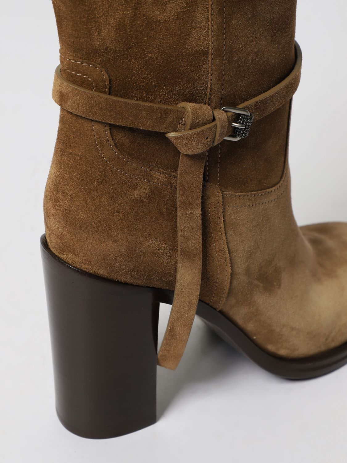 Brunello Cucinelli Brunello Cucinelli Boots Woman Beige Size US 6 / IT 36 - 4 Thumbnail