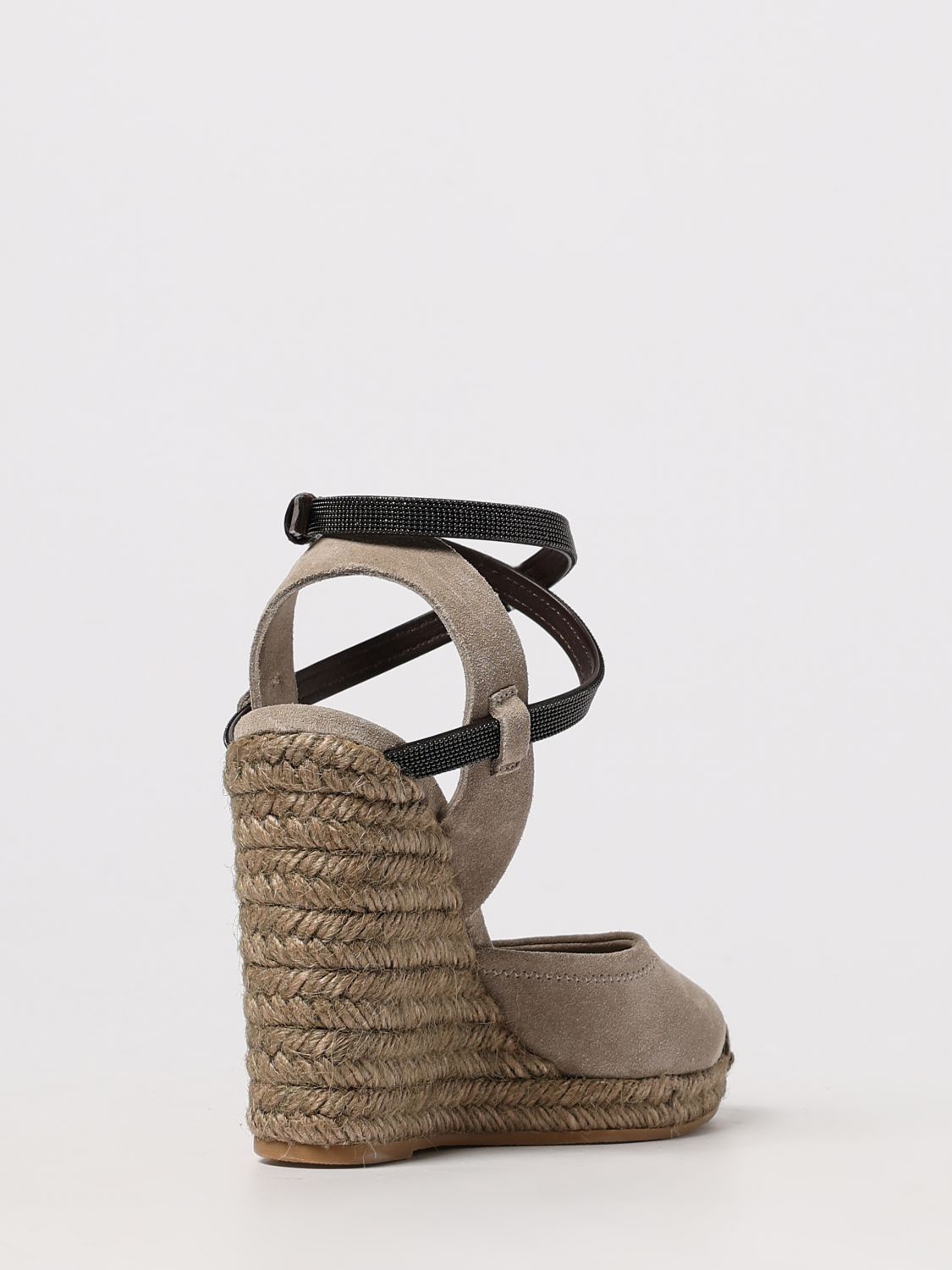 Brunello Cucinelli Brunello Cucinelli Espadrille Woman Ice Size US 7 / IT 37 - 3 Thumbnail