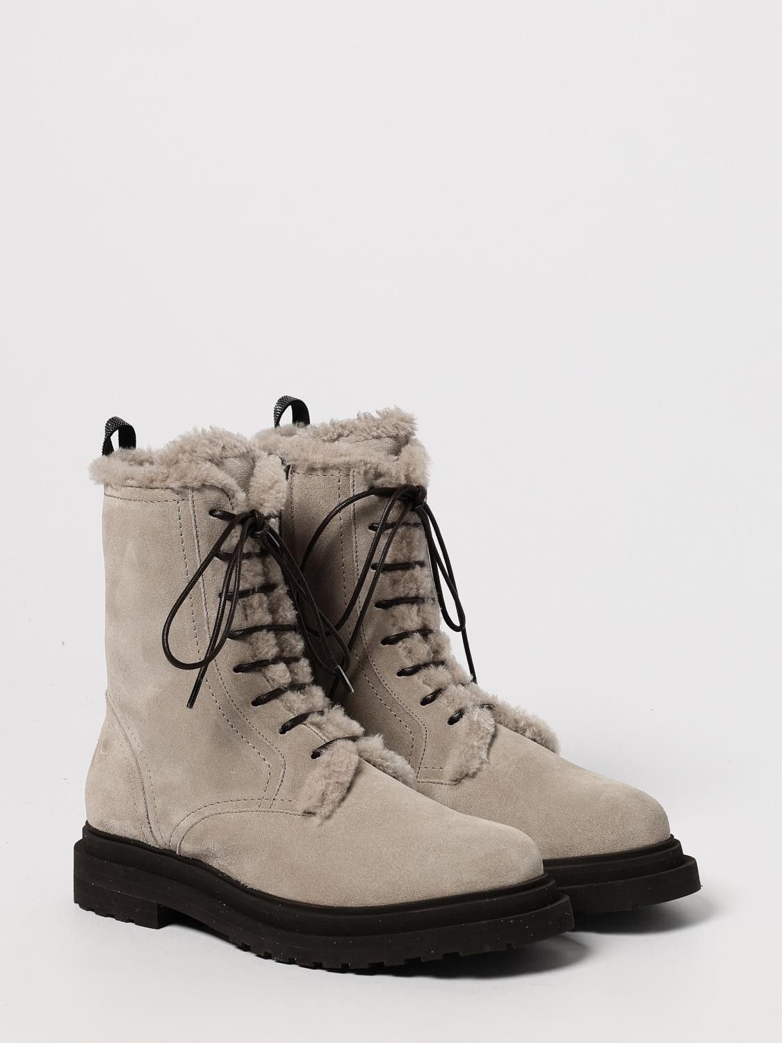 Brunello Cucinelli Brunello Cucinelli Boots Woman Ice Size US 8 / IT 38 - 2 Thumbnail