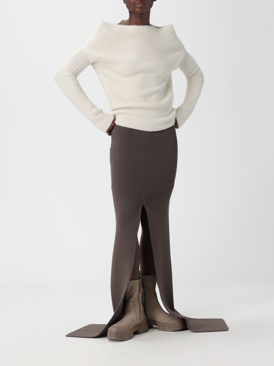 Rick Owens Rick Owens Sweater Woman White Size M / US 6-8 / IT 42-44 - 2 Thumbnail