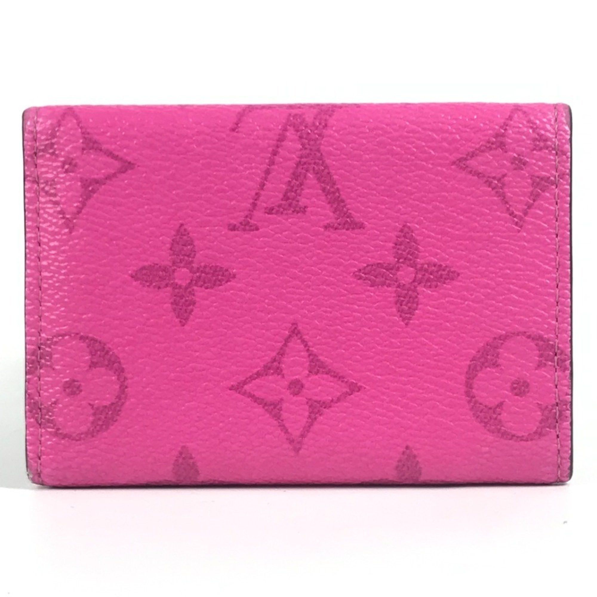 Louis Vuitton LOUIS VUITTON M30773 Taiga Rama Discovery Compact Wallet, a tri-fold wallet in leather and Monogram canvas, available pink for men women. Size ONE SIZE - 14 Thumbnail