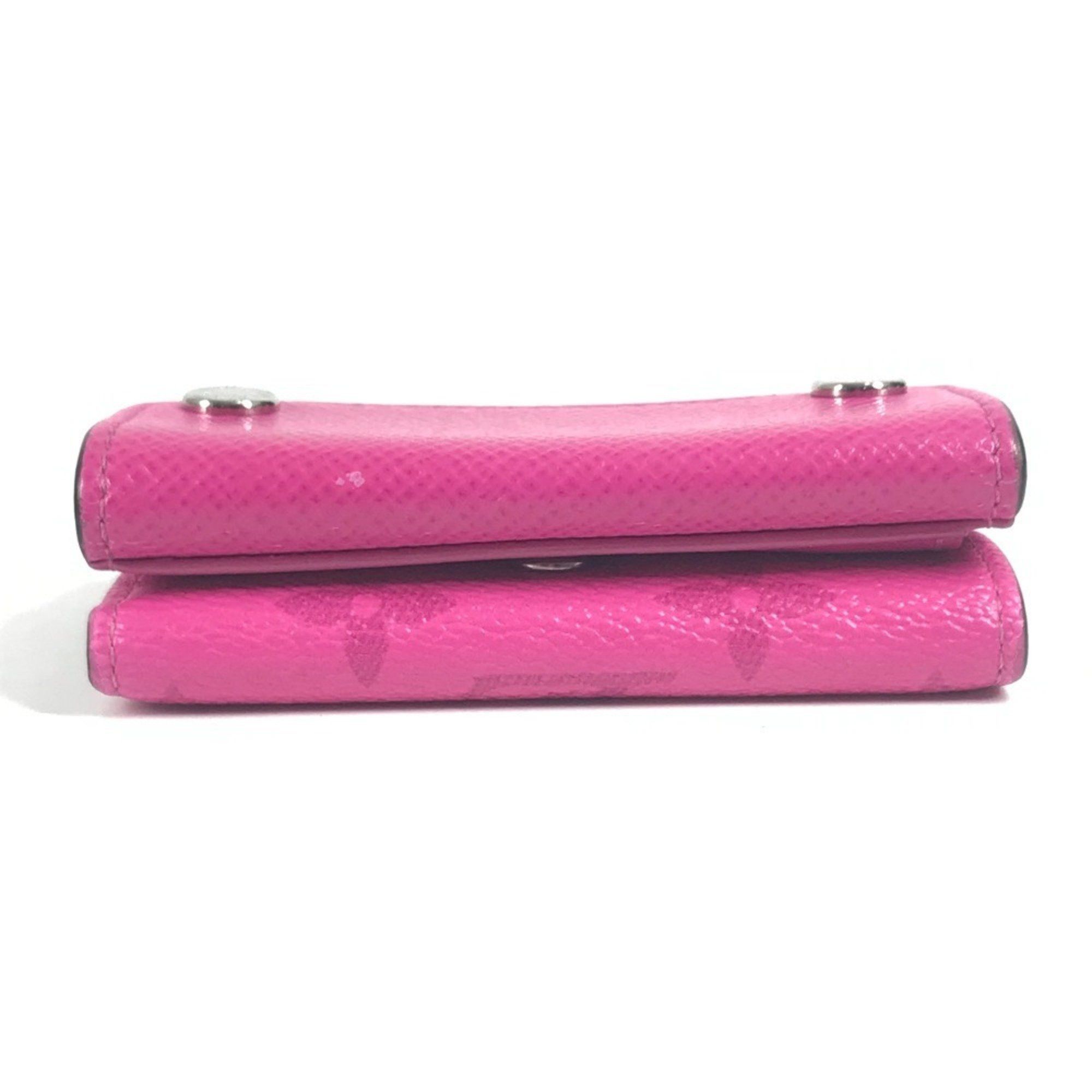 Louis Vuitton LOUIS VUITTON M30773 Taiga Rama Discovery Compact Wallet, a tri-fold wallet in leather and Monogram canvas, available pink for men women. Size ONE SIZE - 13 Thumbnail