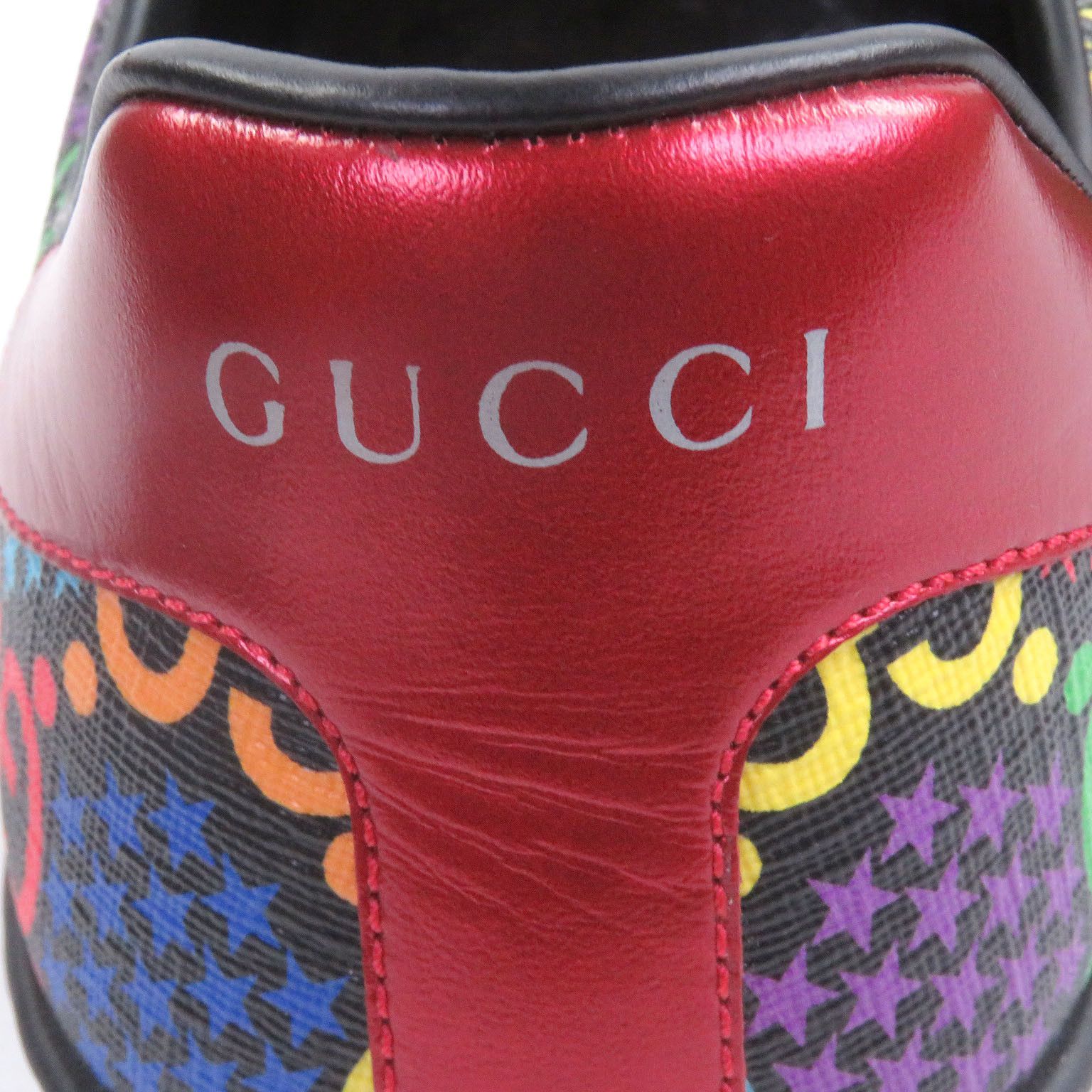 Gucci Gucci Gucci GG logo Star Print Calfskin Sneakers Leather Shoes DUTY FREE for USA Size ONE SIZE - 7 Thumbnail