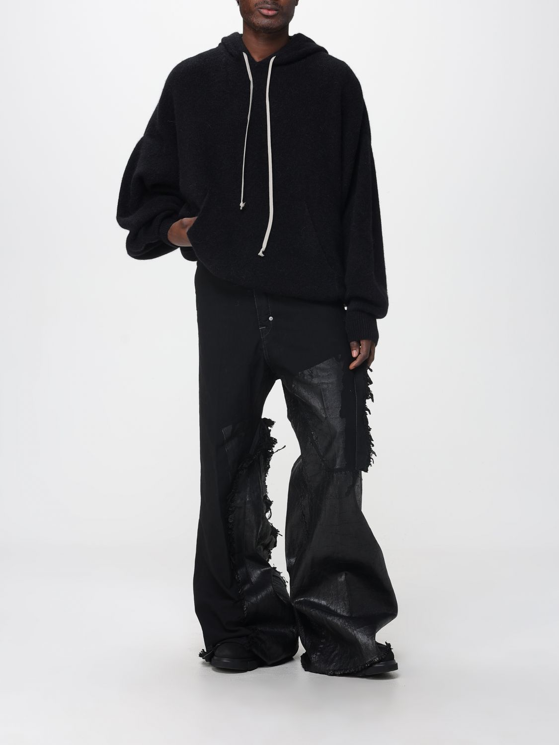 Rick Owens Rick Owens Sweatshirt Men Black Size US M / EU 48-50 / 2 - 2 Thumbnail