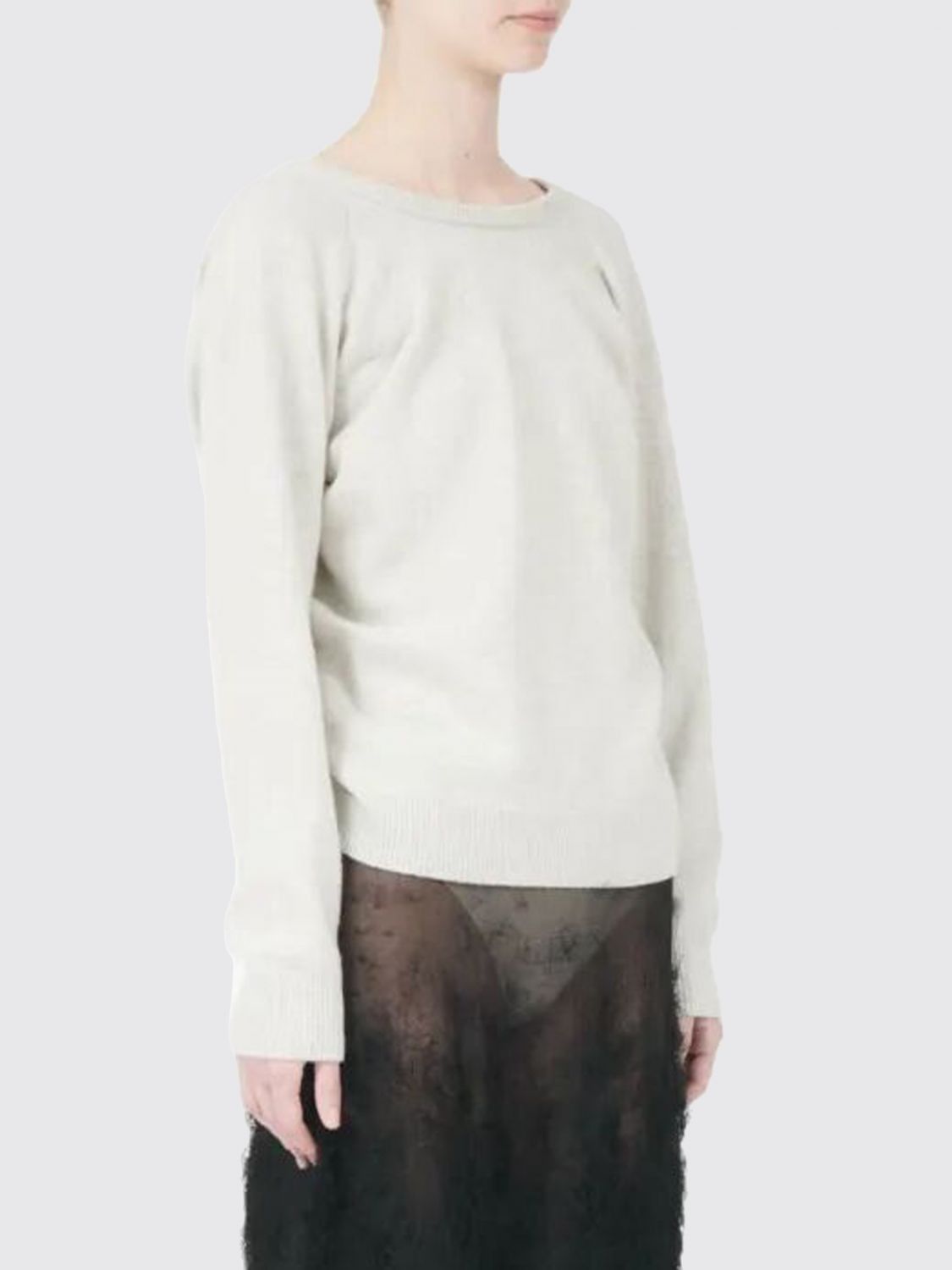 Maison Margiela Maison Margiela Sweater Woman Grey Size XS / US 0-2 / IT 36-38 - 2 Thumbnail