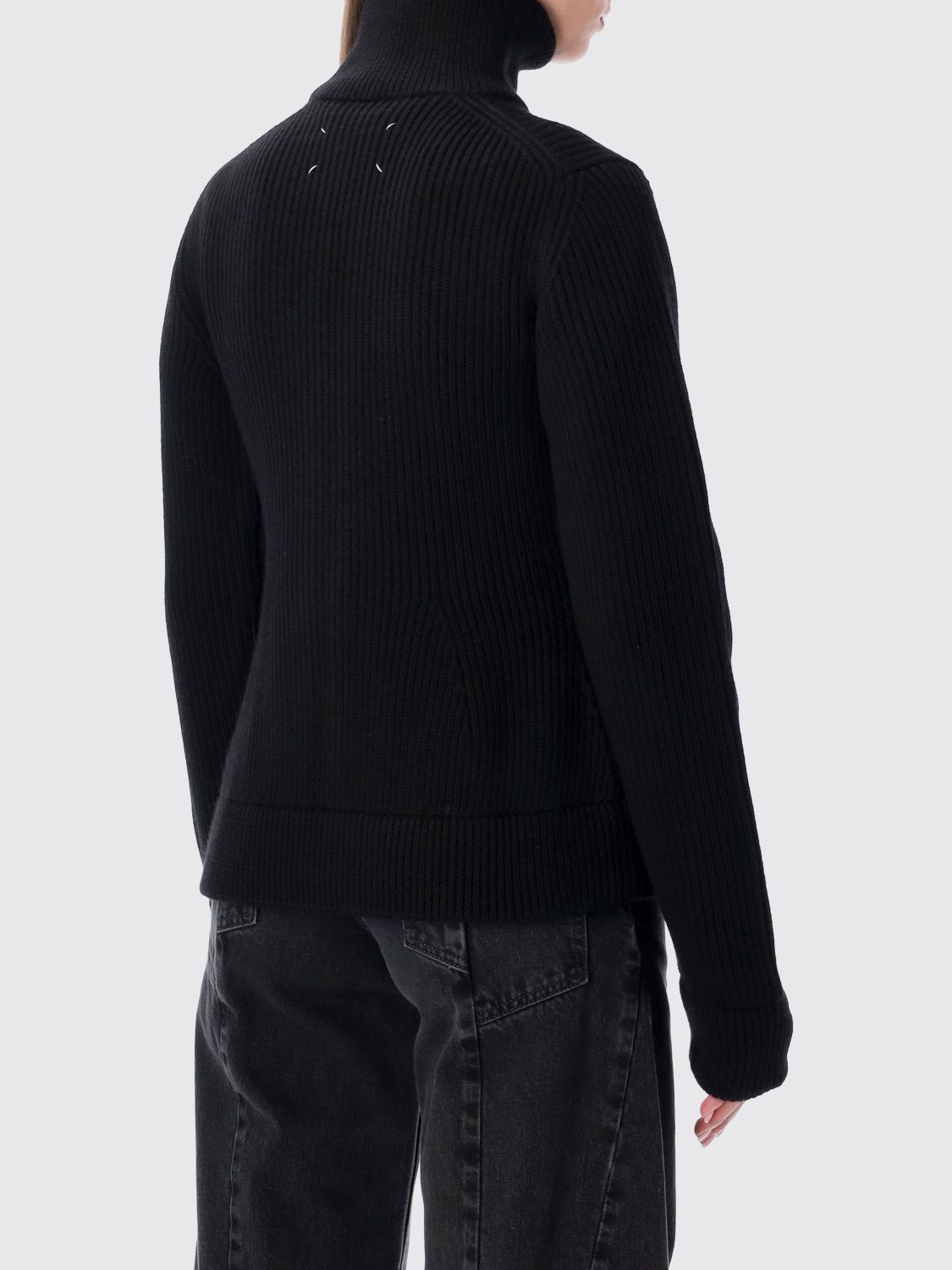 Maison Margiela Maison Margiela Sweater Woman Black Size M / US 6-8 / IT 42-44 - 2 Thumbnail
