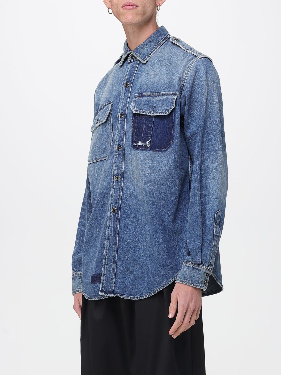 Maison Margiela Maison Margiela Shirt Men Blue Size US L / EU 52-54 / 3 - 4 Thumbnail