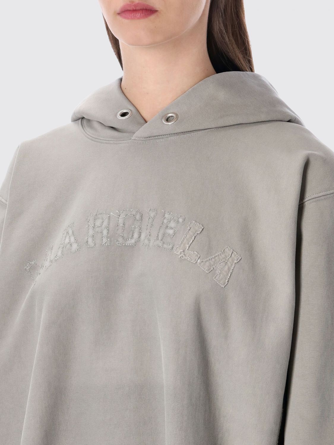 Maison Margiela Maison Margiela Sweatshirt Woman Dove Grey Size S / US 4 / IT 40 - 3 Thumbnail