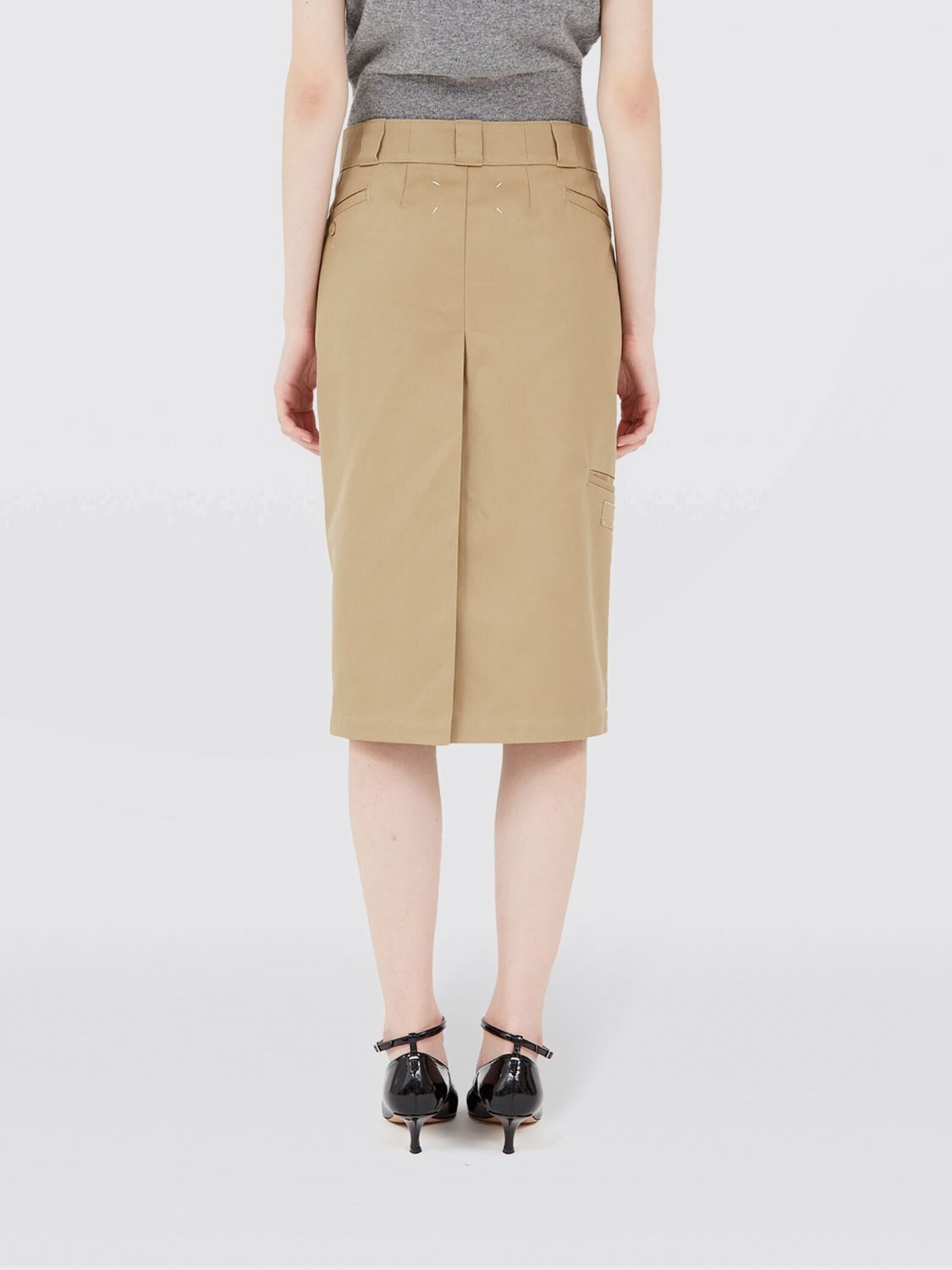 Maison Margiela Maison Margiela Skirt Woman Beige Size 27" / US 4 / IT 40 - 2 Thumbnail