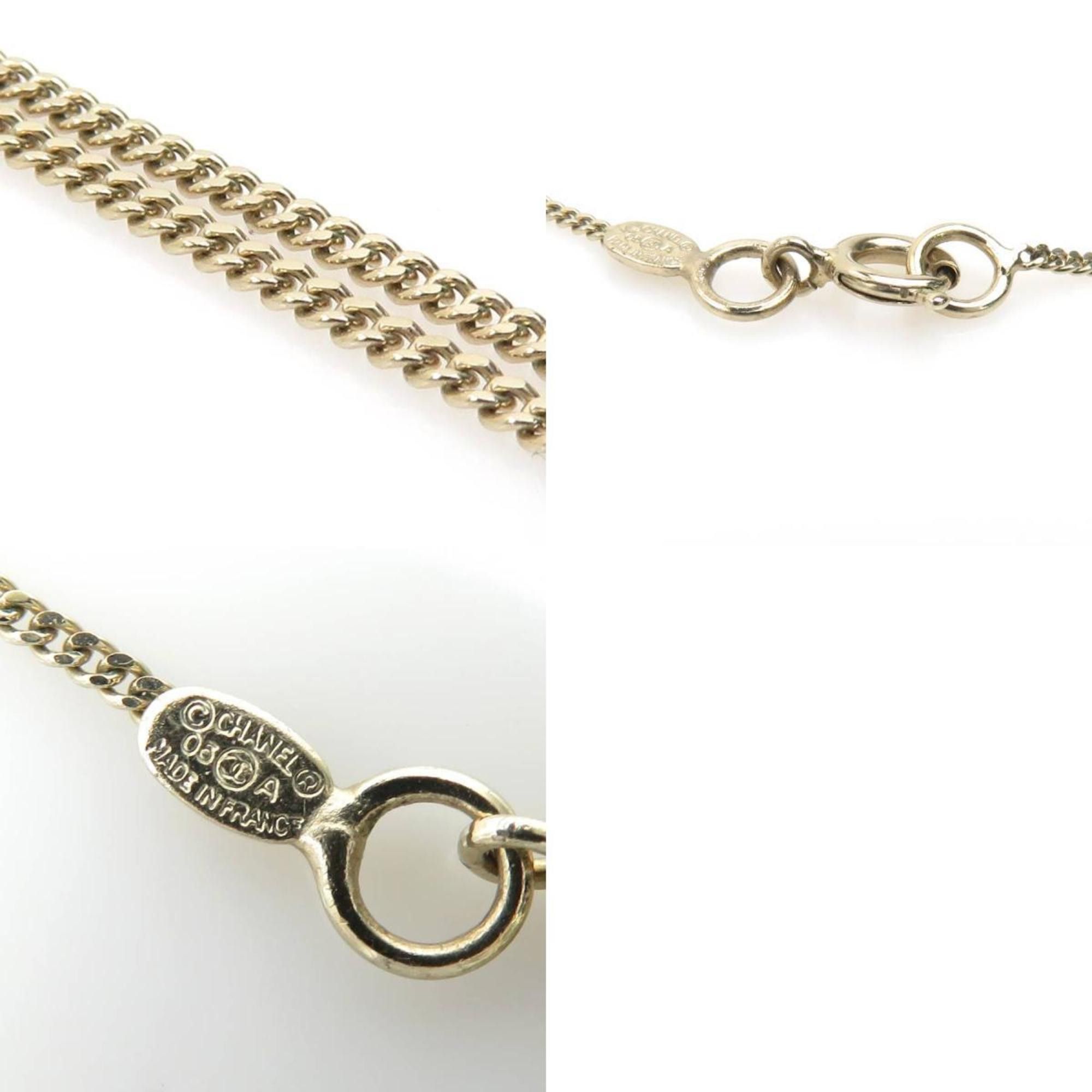 Chanel CHANEL Women's Metal Bracelet with Faux Pearls and Gold (r10894a) Size ONE SIZE - 5 Thumbnail