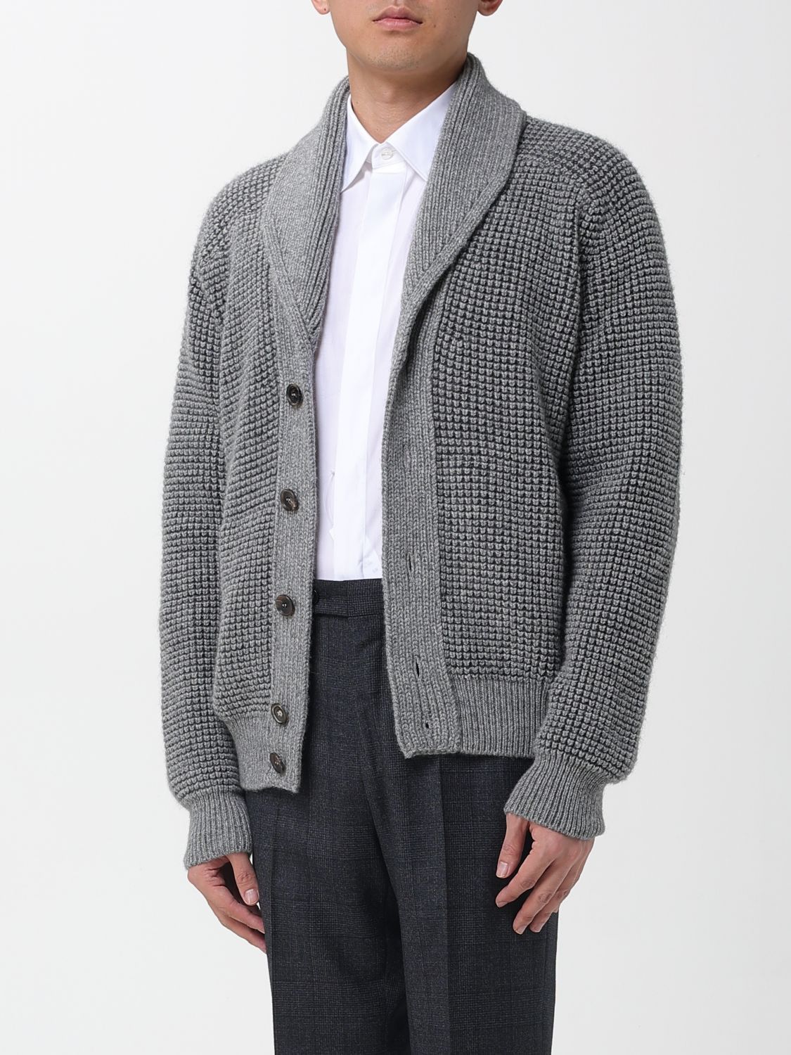 Ermenegildo Zegna Zegna Sweater Men Grey Size US M / EU 48-50 / 2 - 4 Thumbnail