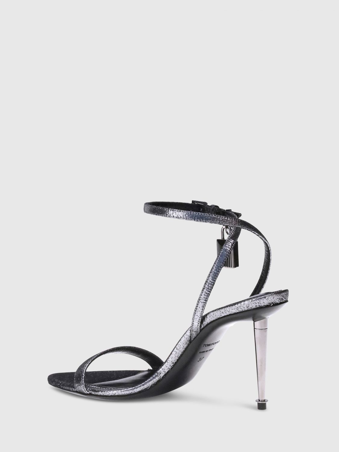 Tom Ford Tom Ford Heeled Sandal Woman Silver Size US 6 / IT 36 - 3 Thumbnail