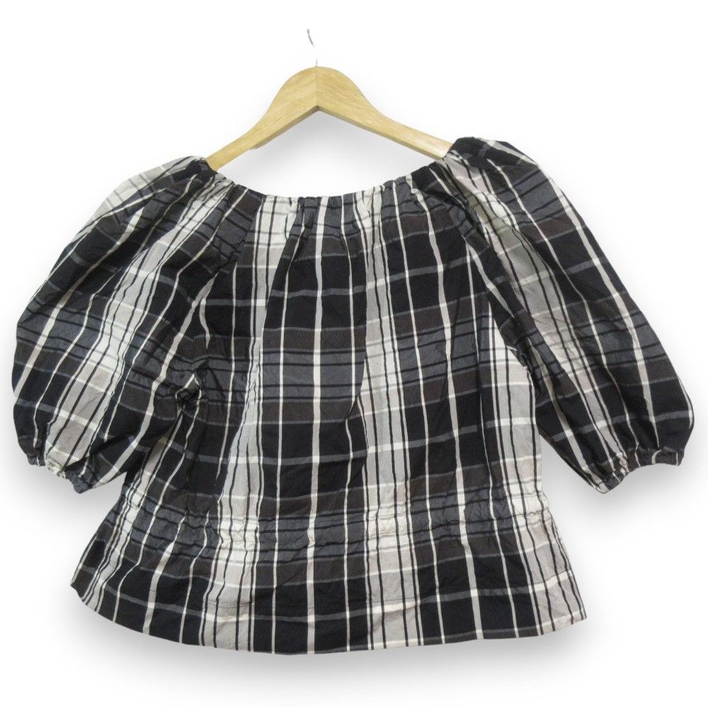 Vivienne Westwood Vivienne Westwood Vivienne Westwood Red Label Cotton Silk Tartan Top Cotton Tops DUTY FREE for USA Size ONE SIZE - 2 Thumbnail