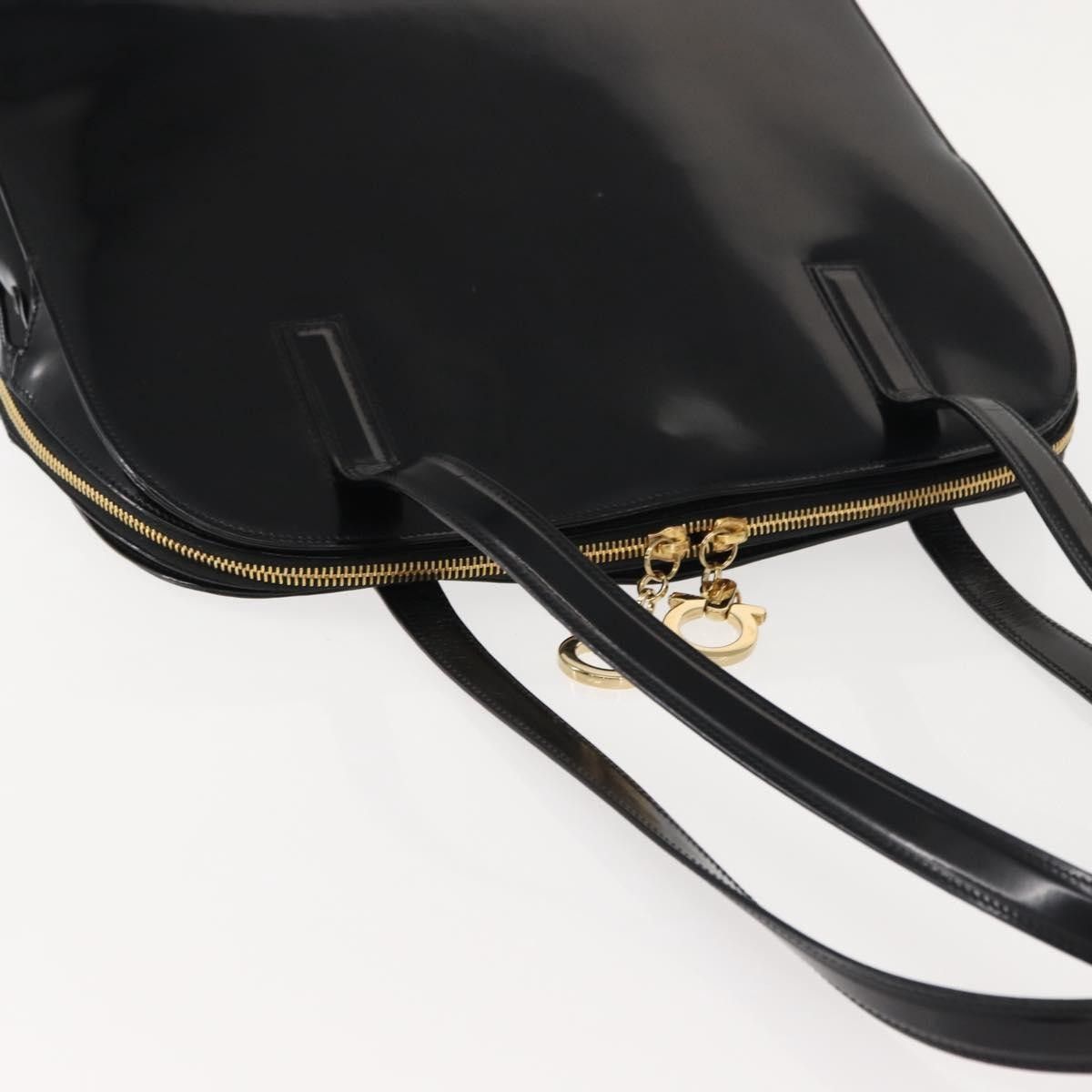 Salvatore Ferragamo Salvatore Ferragamo Gancini Tote Patent leather Size ONE SIZE - 15 Thumbnail