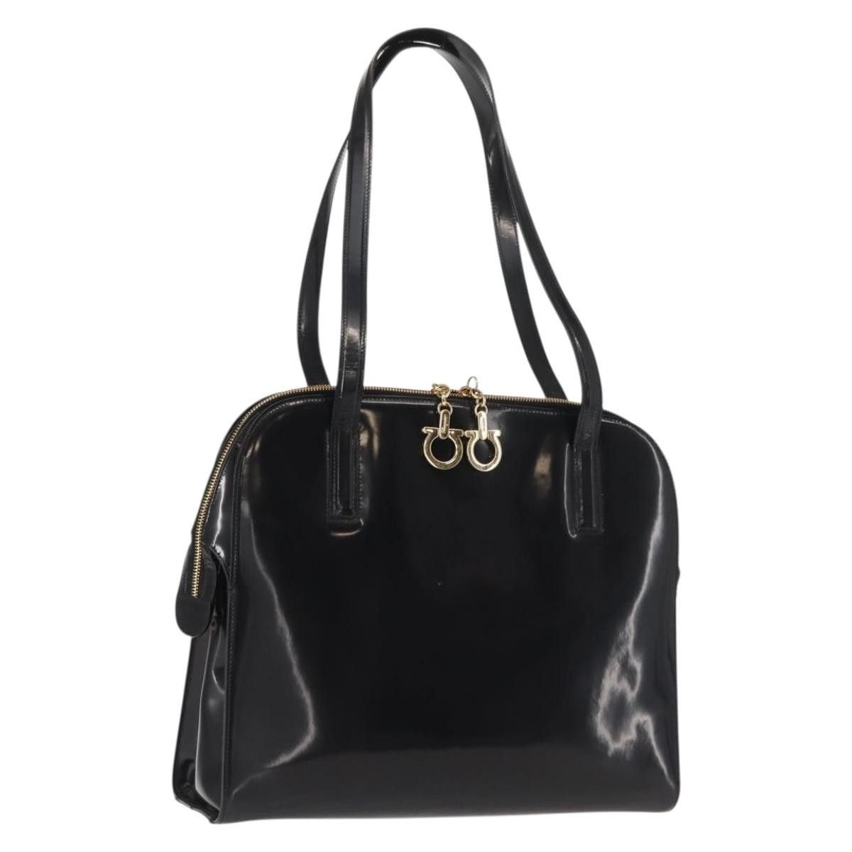 Salvatore Ferragamo Salvatore Ferragamo Gancini Tote Patent leather Size ONE SIZE - 17 Thumbnail