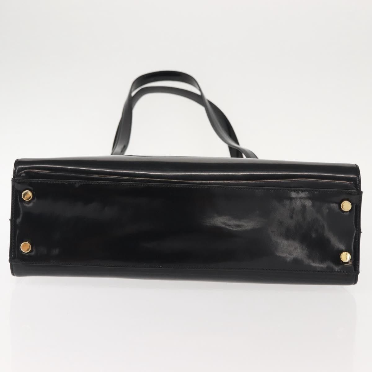 Salvatore Ferragamo Salvatore Ferragamo Gancini Tote Patent leather Size ONE SIZE - 14 Thumbnail