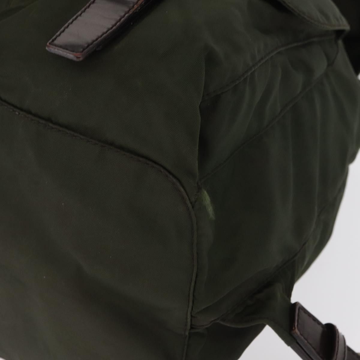 Prada Prada Vela Double Front Pocket Backpack Tessuto with Saffiano Leather Size ONE SIZE - 10 Thumbnail