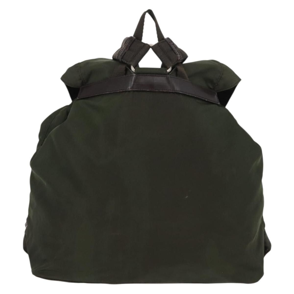 Prada Prada Vela Double Front Pocket Backpack Tessuto with Saffiano Leather Size ONE SIZE - 2 Thumbnail