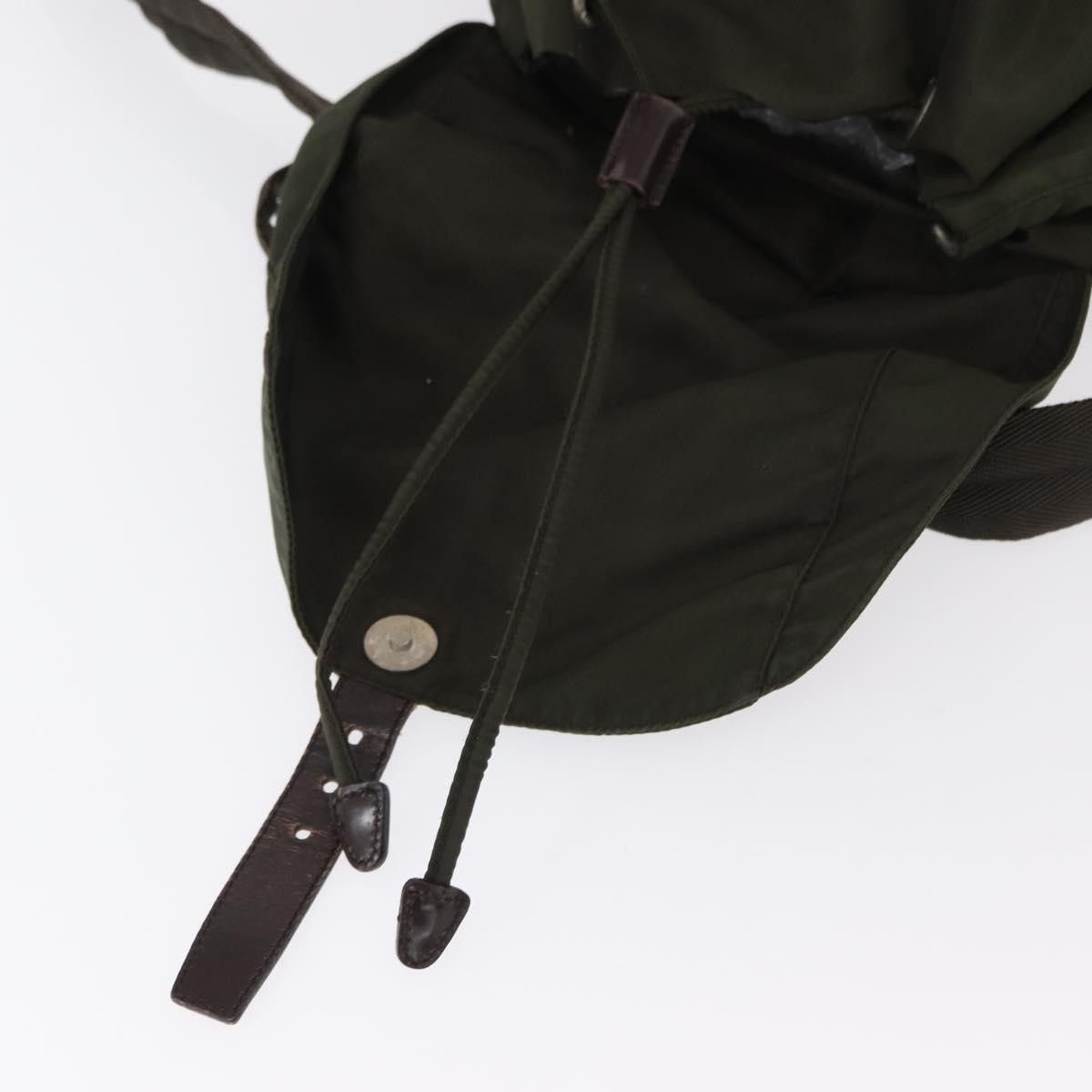 Prada Prada Vela Double Front Pocket Backpack Tessuto with Saffiano Leather Size ONE SIZE - 24 Thumbnail
