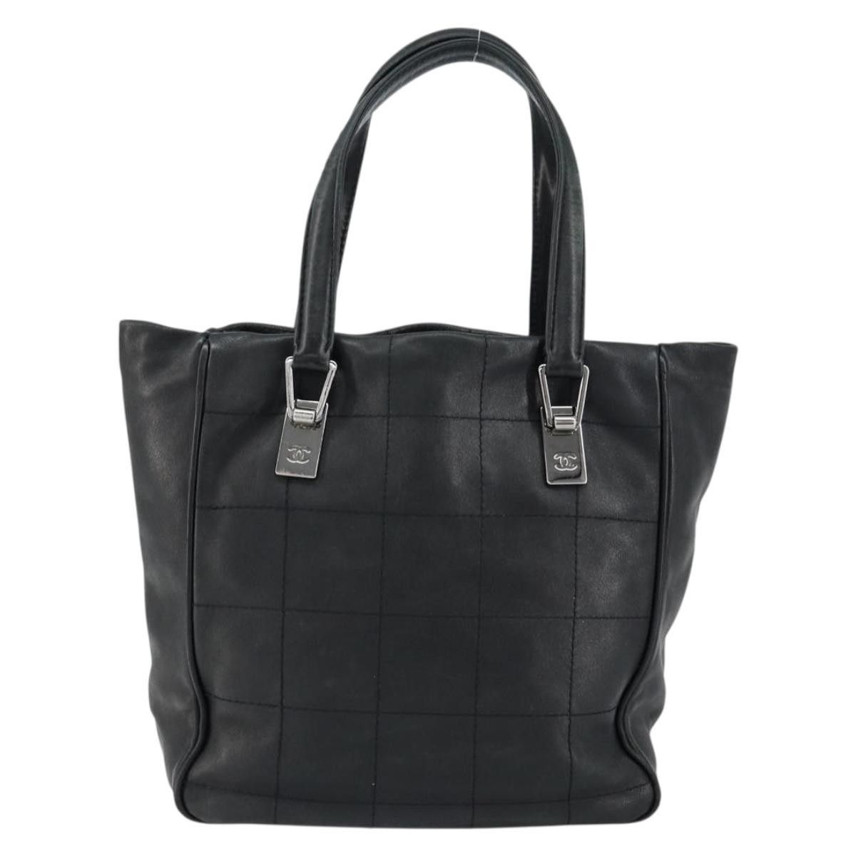 Chanel Chanel Square Stitch Tote Quilted Leather Size ONE SIZE - 2 Thumbnail