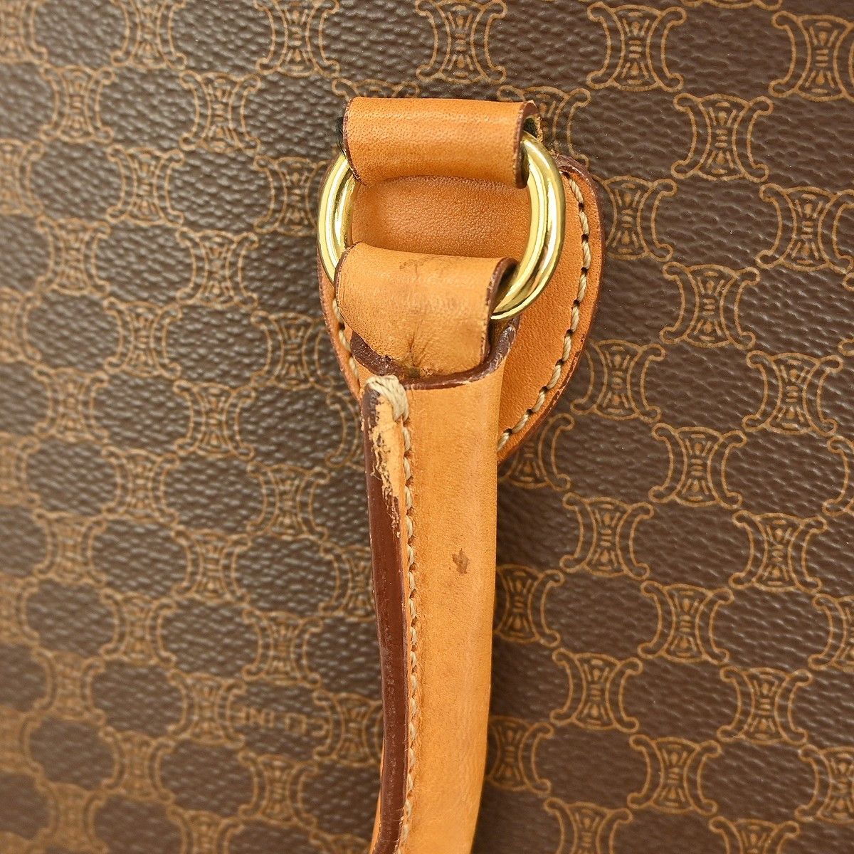 Celine Celine Vintage Macadam Handbag Canvas Size ONE SIZE - 8 Thumbnail