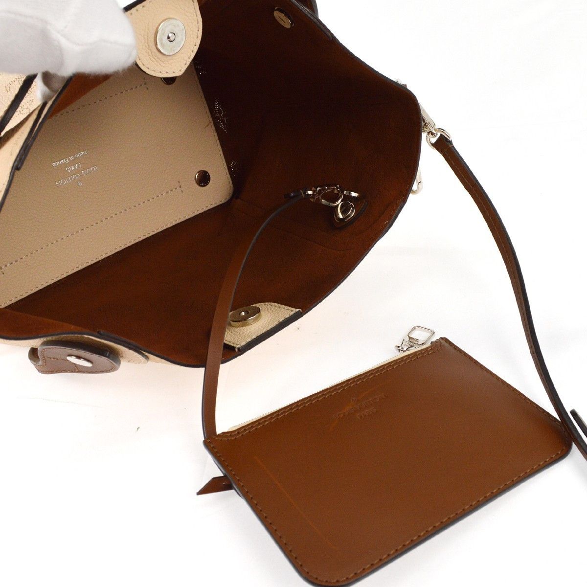 Louis Vuitton Louis Vuitton Hina Handbag Mahina Leather Size ONE SIZE - 3 Thumbnail