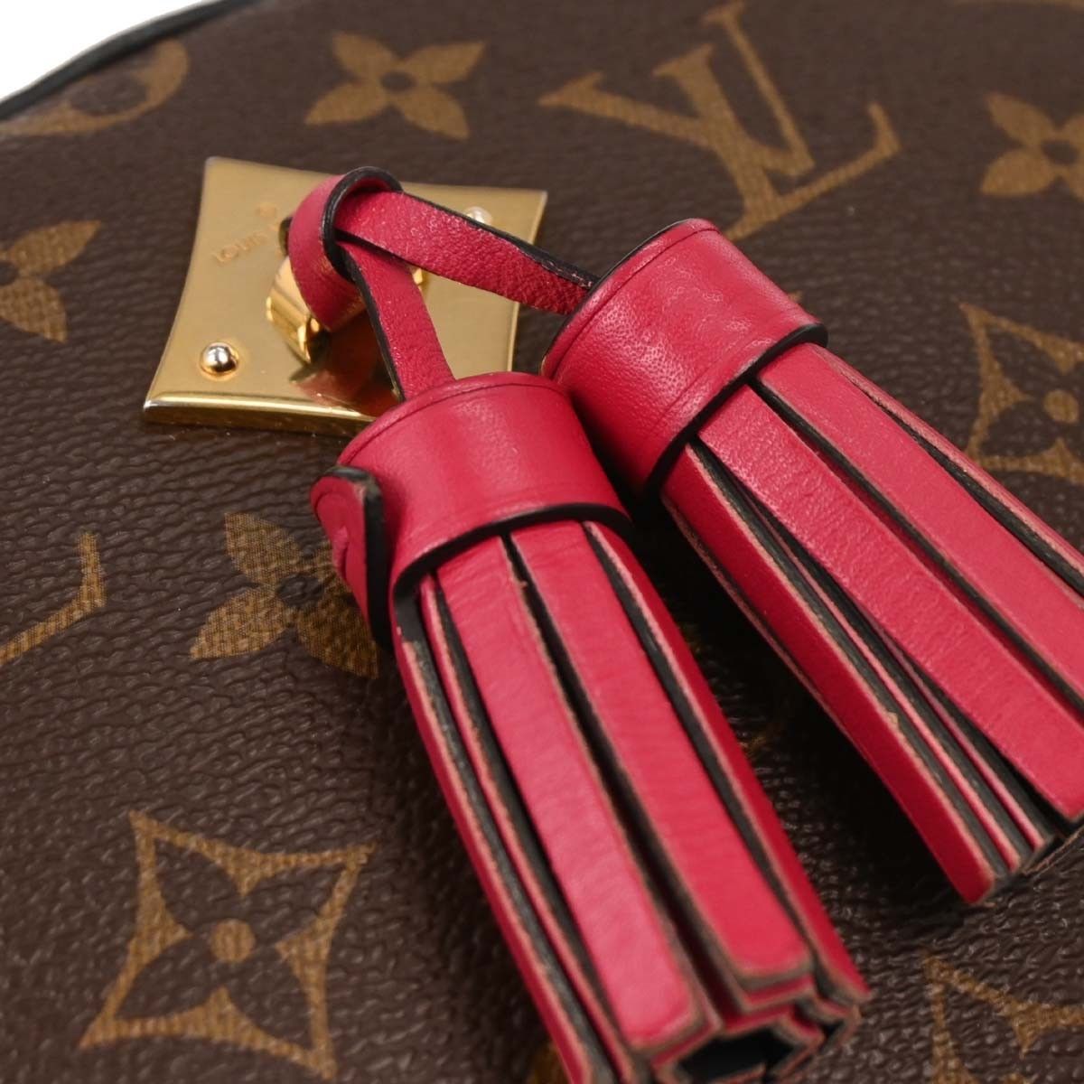 Louis Vuitton Louis Vuitton Saintonge Handbag Monogram Canvas with Leather Size ONE SIZE - 8 Thumbnail