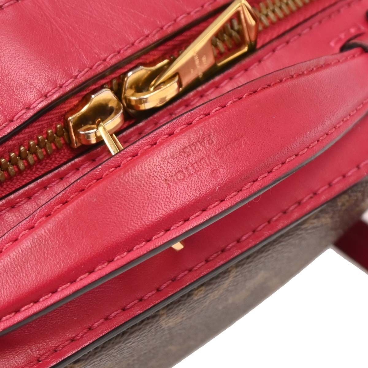 Louis Vuitton Louis Vuitton Saintonge Handbag Monogram Canvas with Leather Size ONE SIZE - 6 Thumbnail