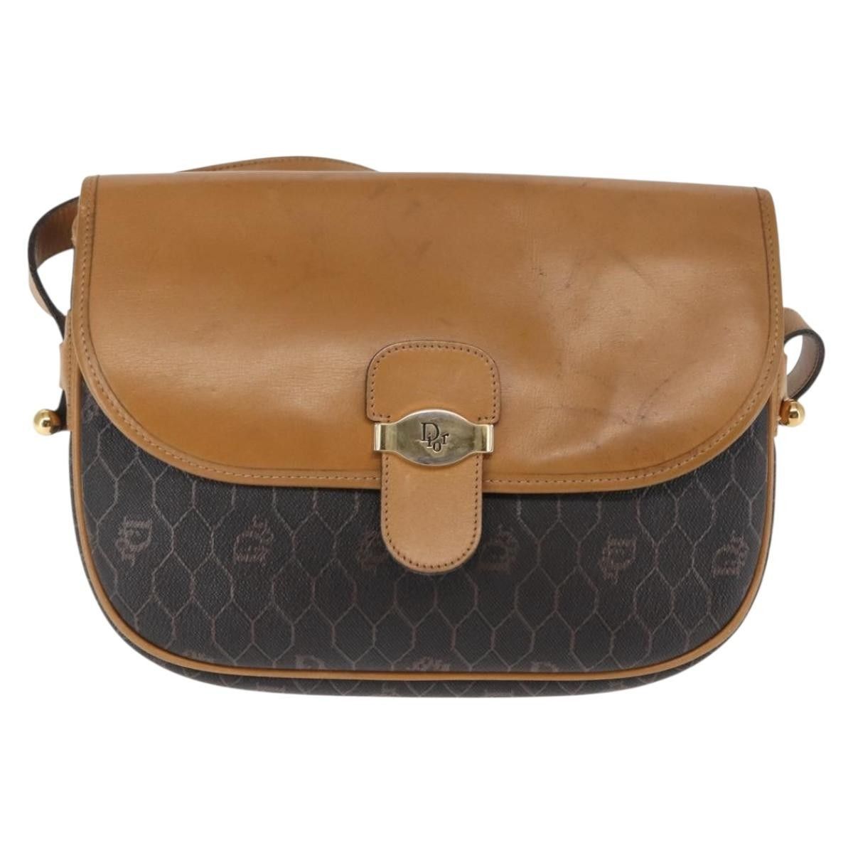 Dior Christian Dior Vintage Honeycomb Canvas and Leather Size ONE SIZE - 18 Thumbnail