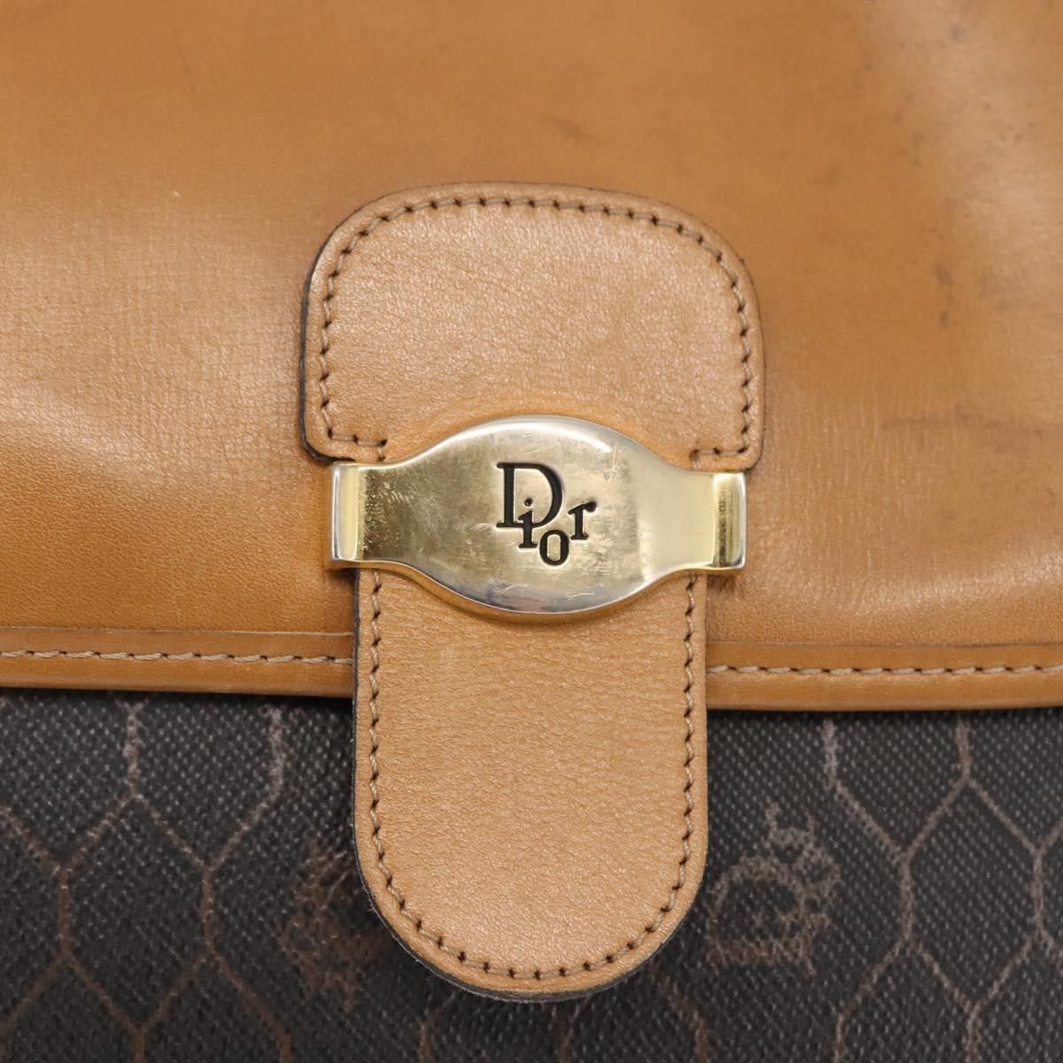 Dior Christian Dior Vintage Honeycomb Canvas and Leather Size ONE SIZE - 12 Thumbnail