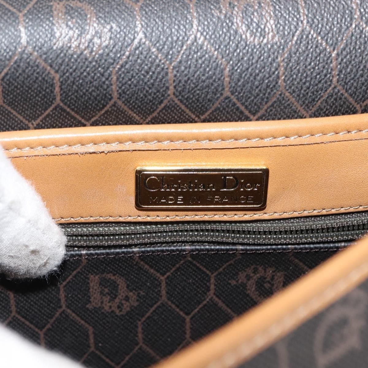 Dior Christian Dior Vintage Honeycomb Canvas and Leather Size ONE SIZE - 6 Thumbnail
