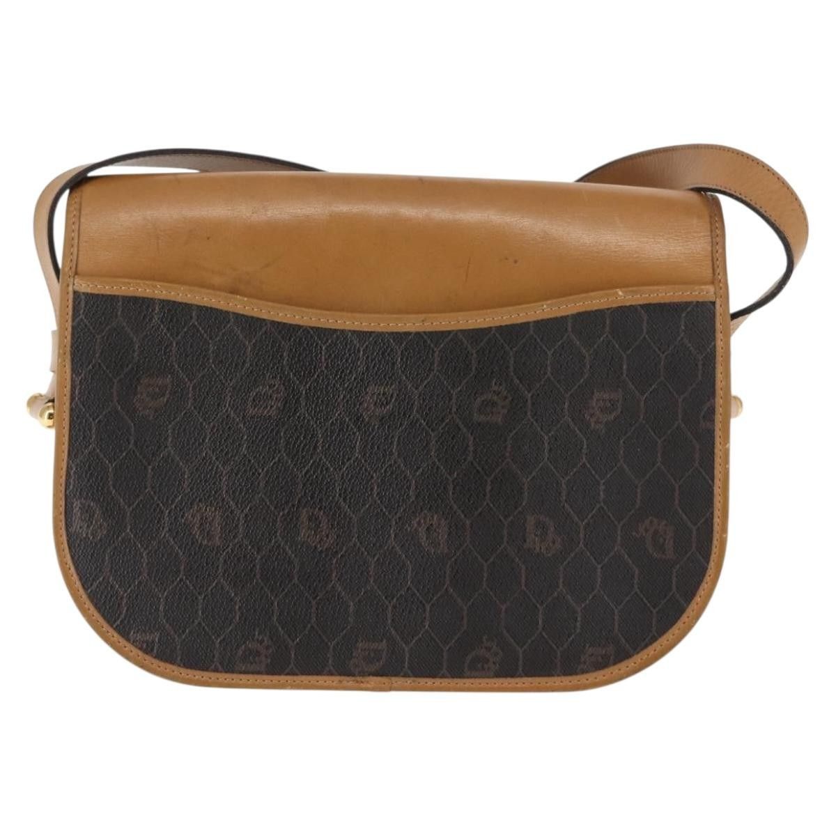 Dior Christian Dior Vintage Honeycomb Canvas and Leather Size ONE SIZE - 2 Thumbnail