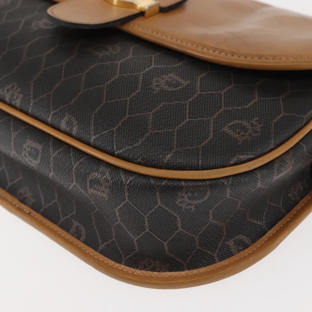 Dior Christian Dior Vintage Honeycomb Canvas and Leather Size ONE SIZE - 11 Thumbnail