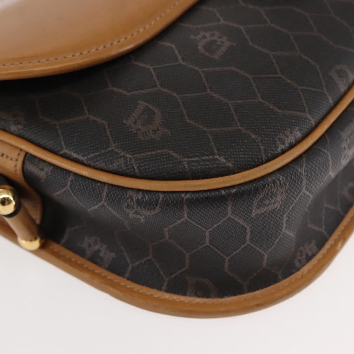 Dior Christian Dior Vintage Honeycomb Canvas and Leather Size ONE SIZE - 10 Thumbnail