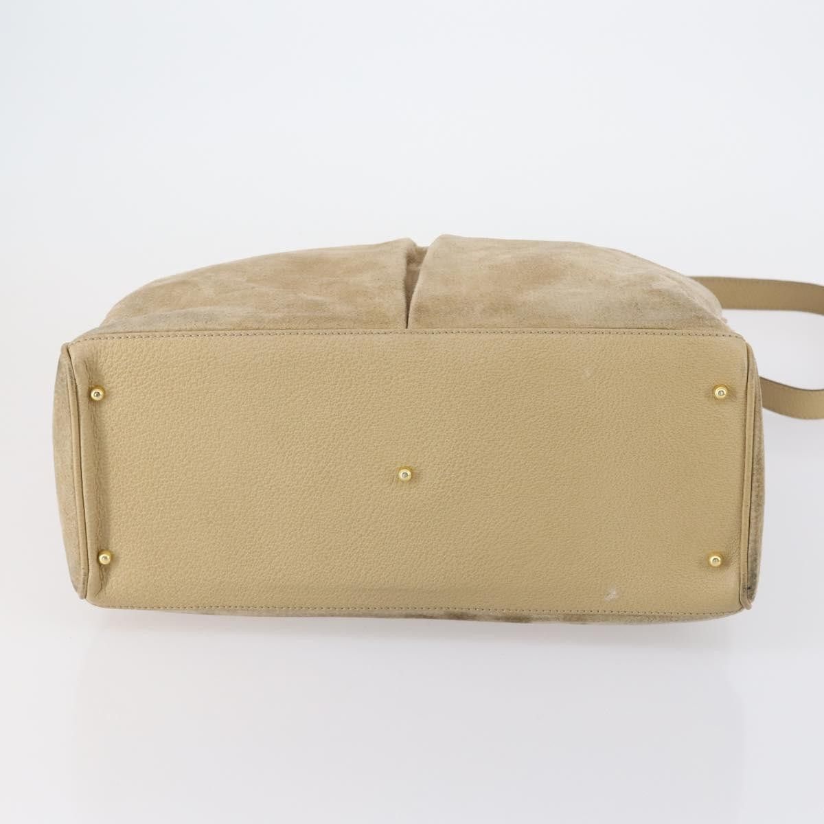Gucci Gucci Vintage Bamboo Handle Bag Suede Size ONE SIZE - 15 Thumbnail