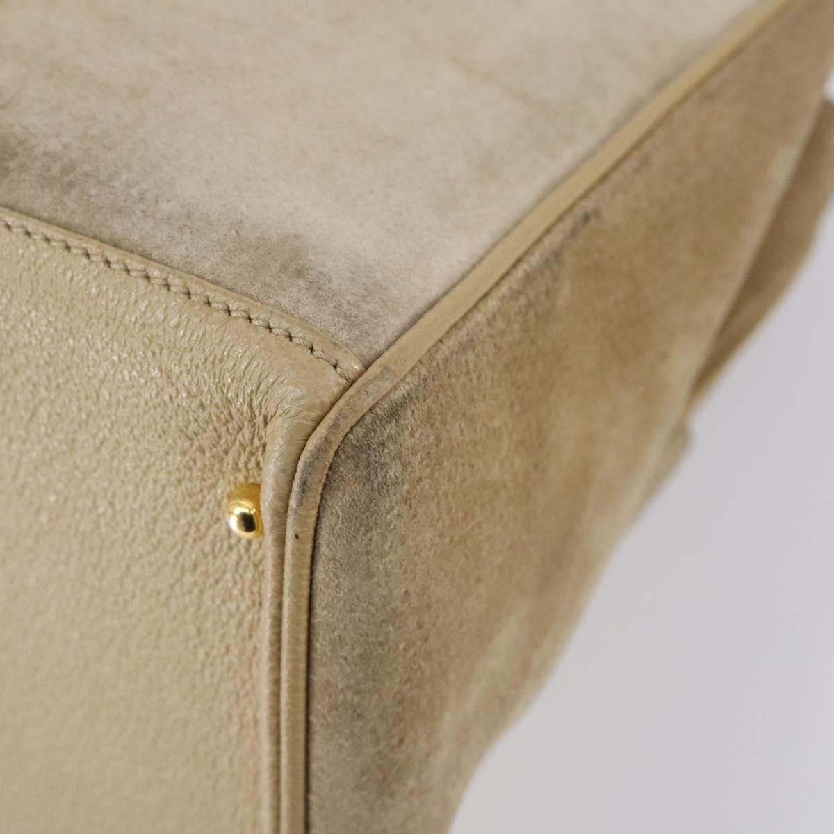Gucci Gucci Vintage Bamboo Handle Bag Suede Size ONE SIZE - 12 Thumbnail