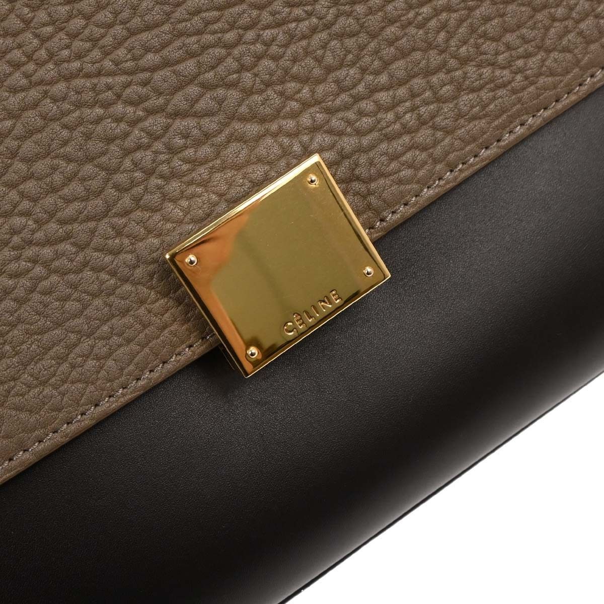 Celine Celine Tricolor Trapeze Bag Leather Size ONE SIZE - 9 Thumbnail