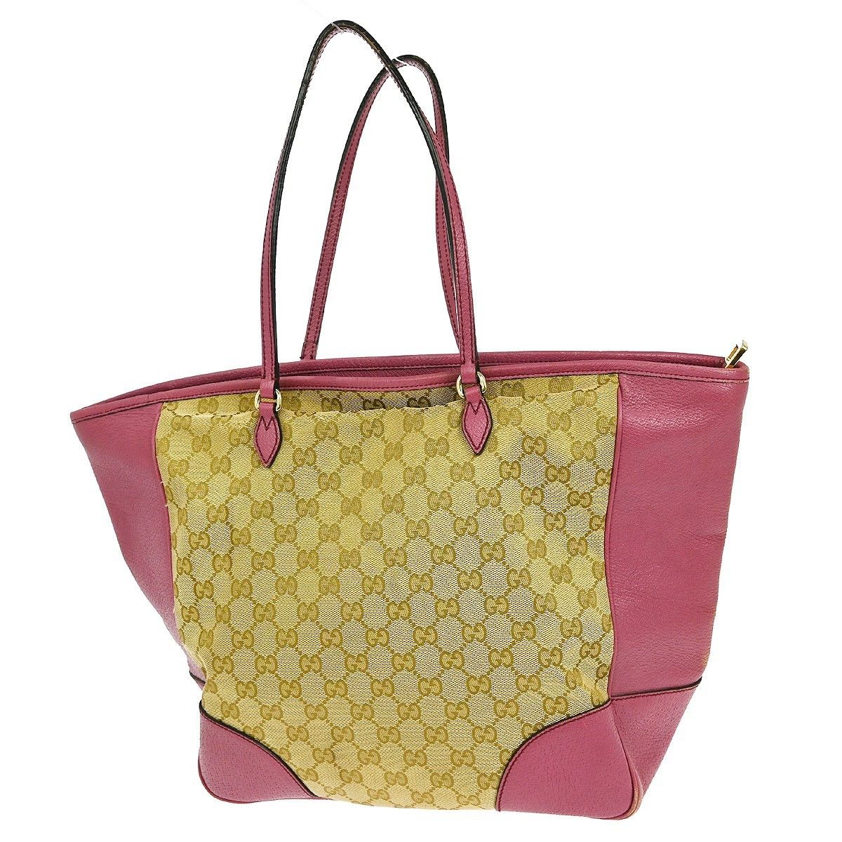 Gucci Gucci Bree Tote GG Canvas with Leather Size ONE SIZE - 2 Thumbnail