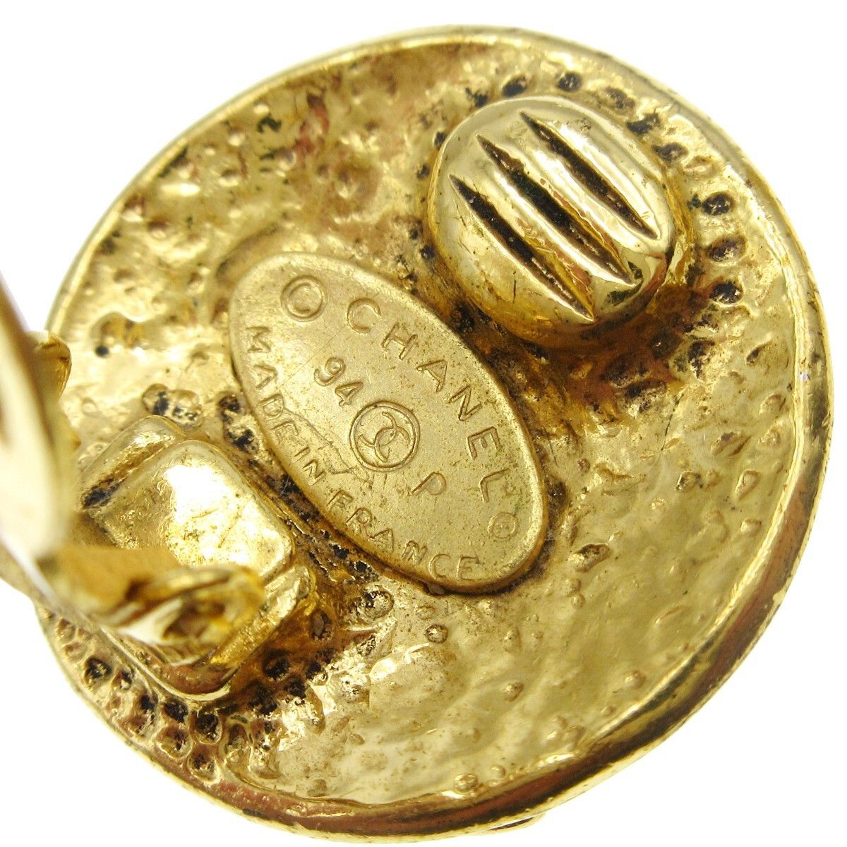 Chanel Chanel CC Button Clip-On Metal Size ONE SIZE - 3 Thumbnail