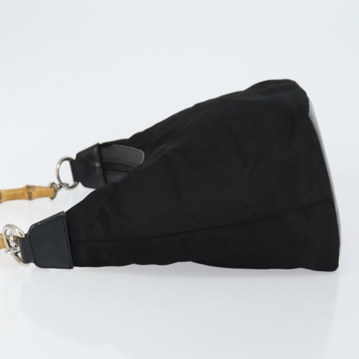 Gucci Gucci Vintage Bamboo Handle Bag Nylon Size ONE SIZE - 4 Thumbnail