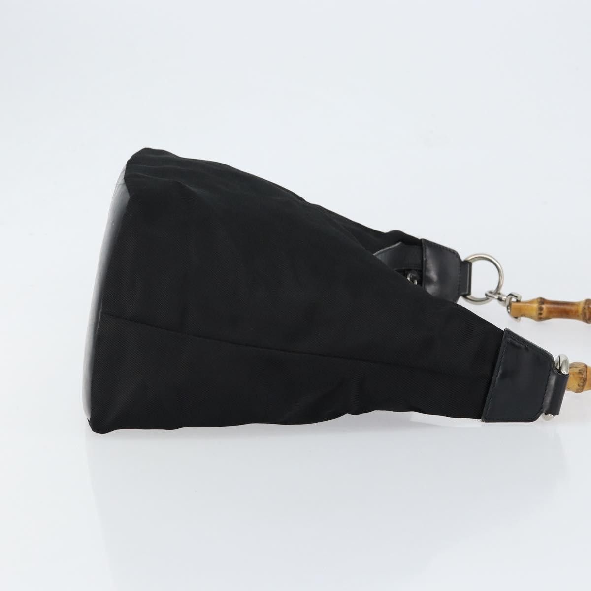 Gucci Gucci Vintage Bamboo Handle Bag Nylon Size ONE SIZE - 3 Thumbnail