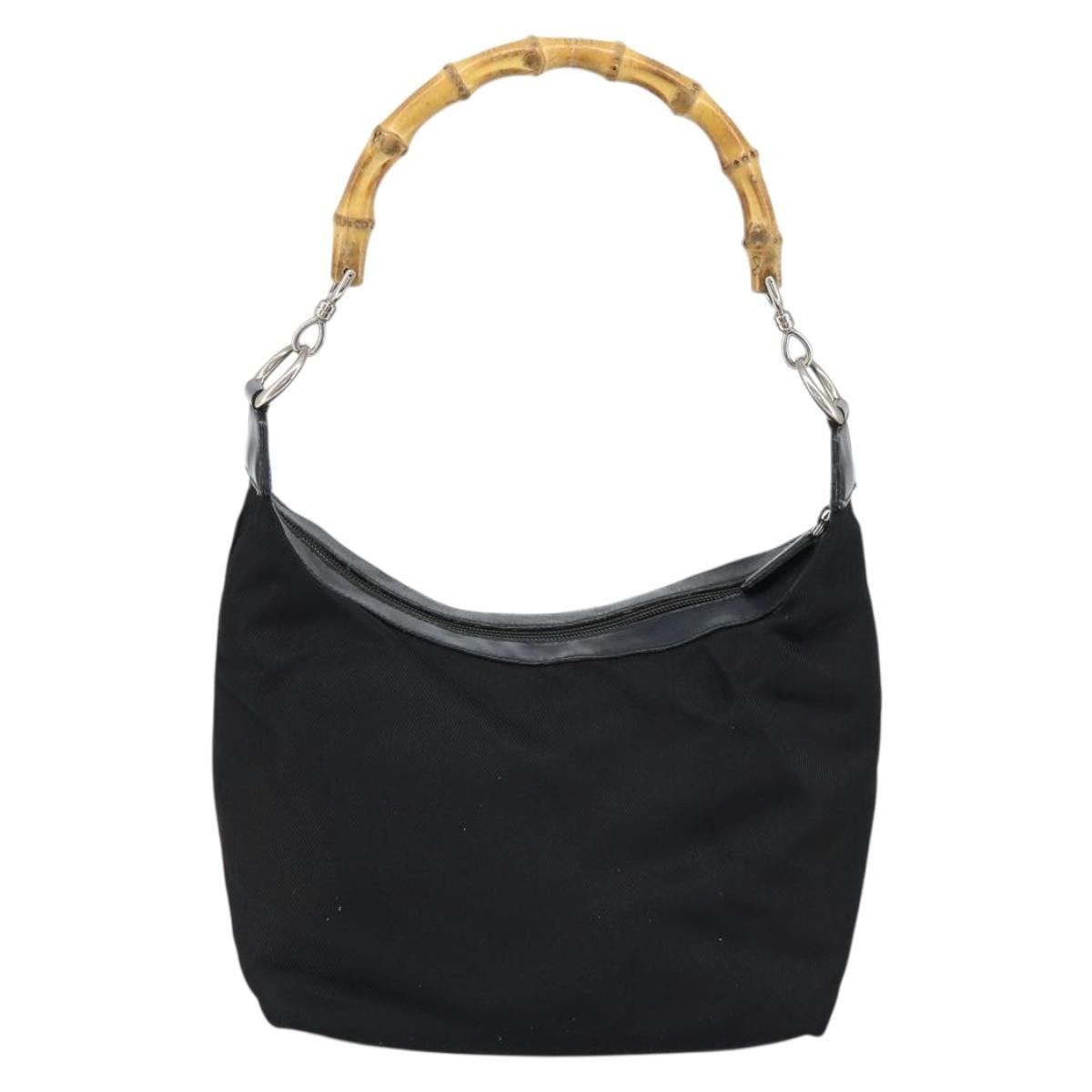 Gucci Gucci Vintage Bamboo Handle Bag Nylon Size ONE SIZE - 2 Thumbnail