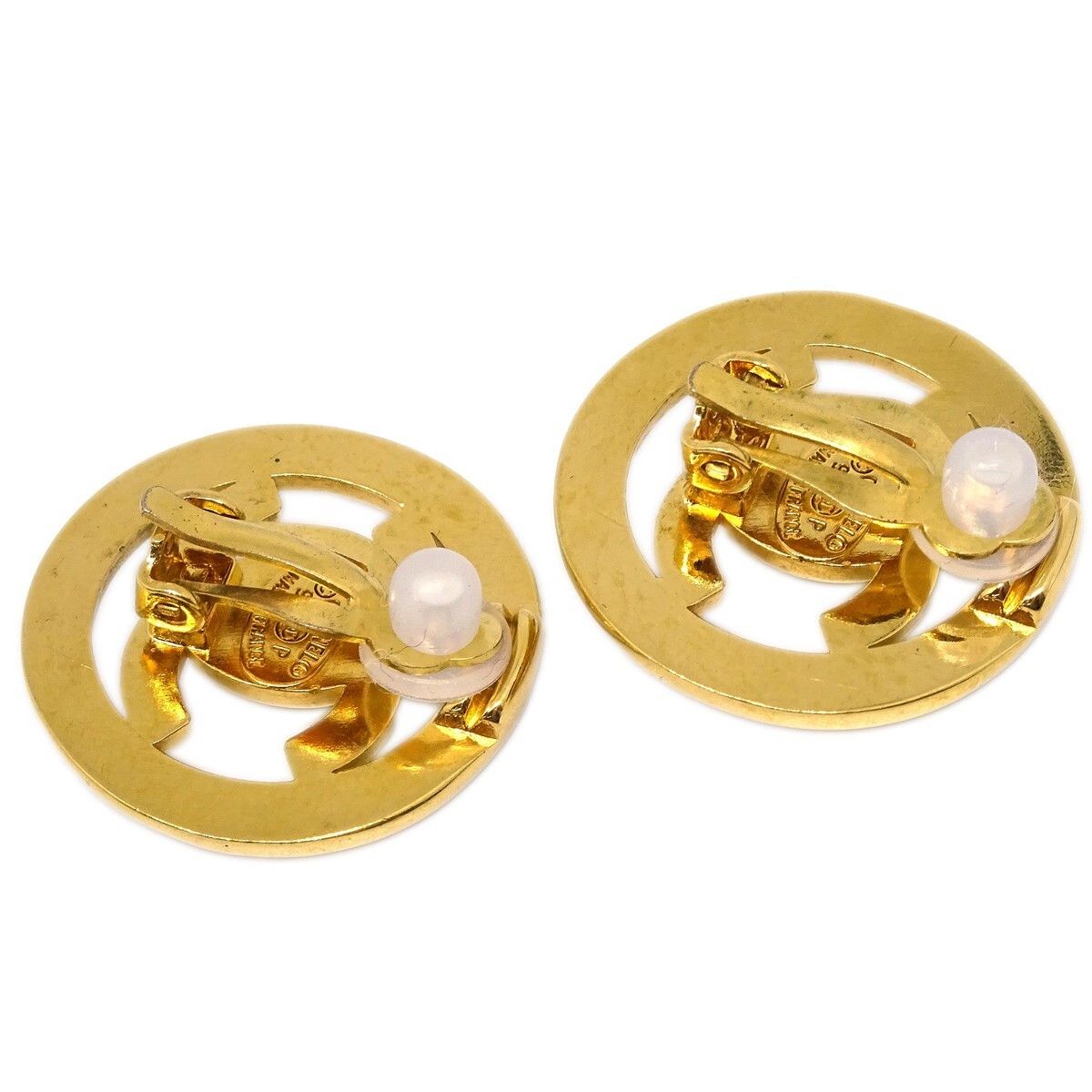 Chanel Chanel CC Round Metal Size ONE SIZE - 3 Thumbnail
