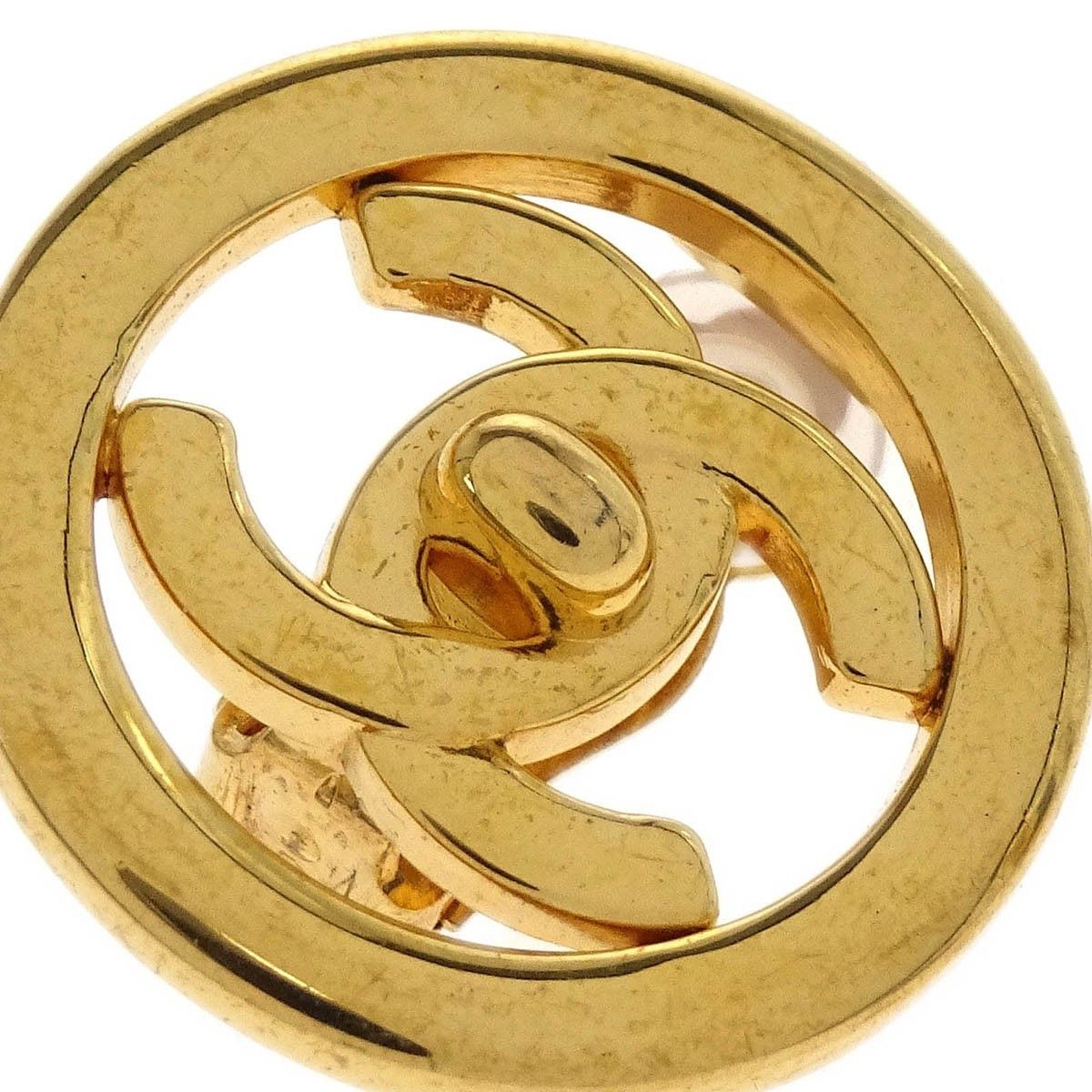 Chanel Chanel CC Round Earrings Metal Size ONE SIZE - 2 Thumbnail