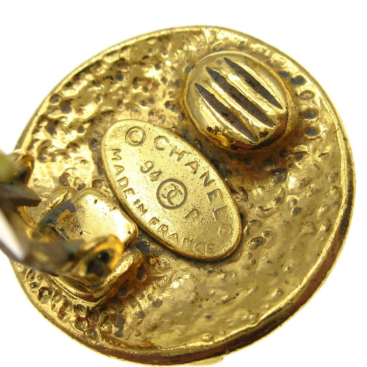 Chanel Chanel CC Button Clip-On Metal Size ONE SIZE - 5 Thumbnail