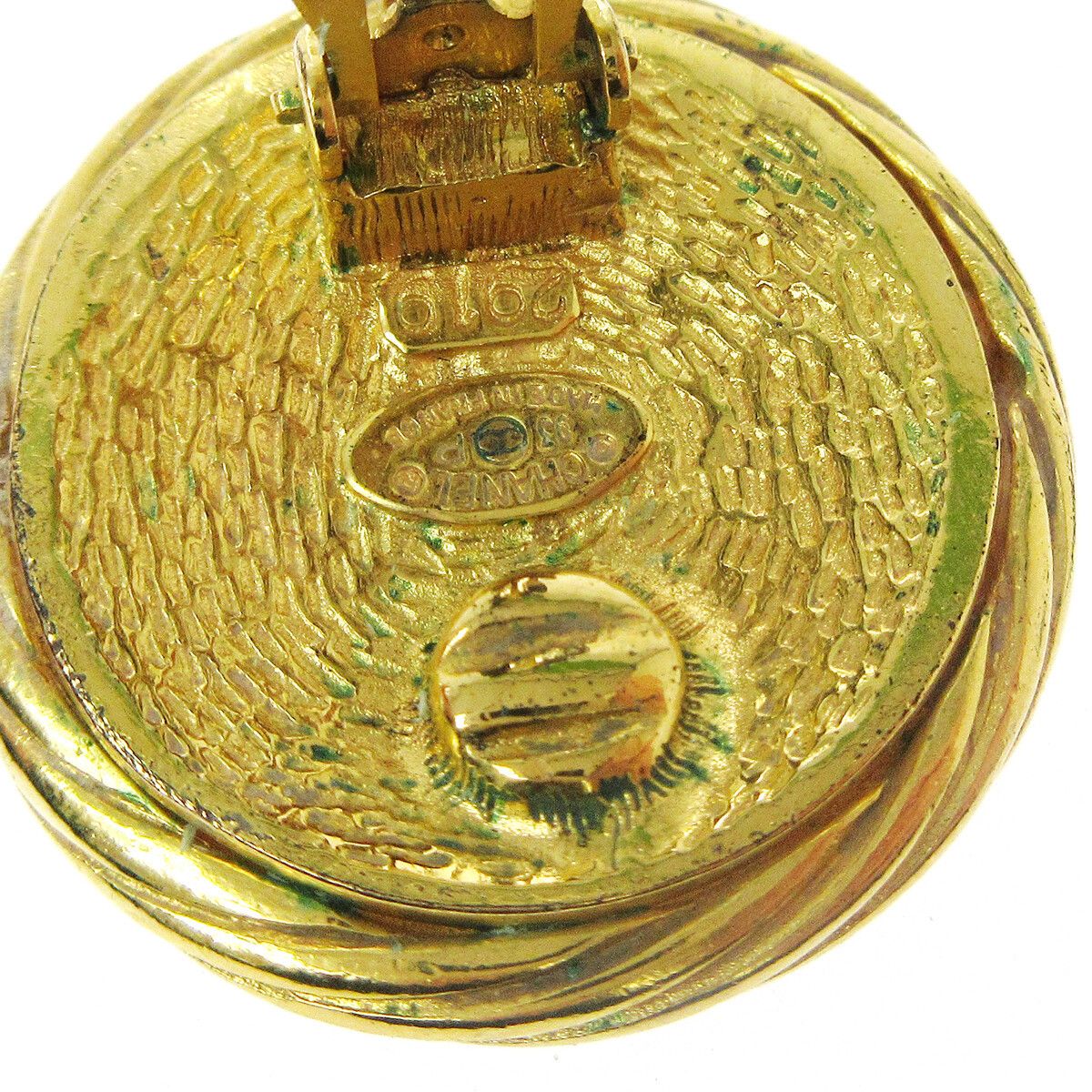 Chanel Chanel CC Button Clip-On Earrings Metal Size ONE SIZE - 2 Thumbnail