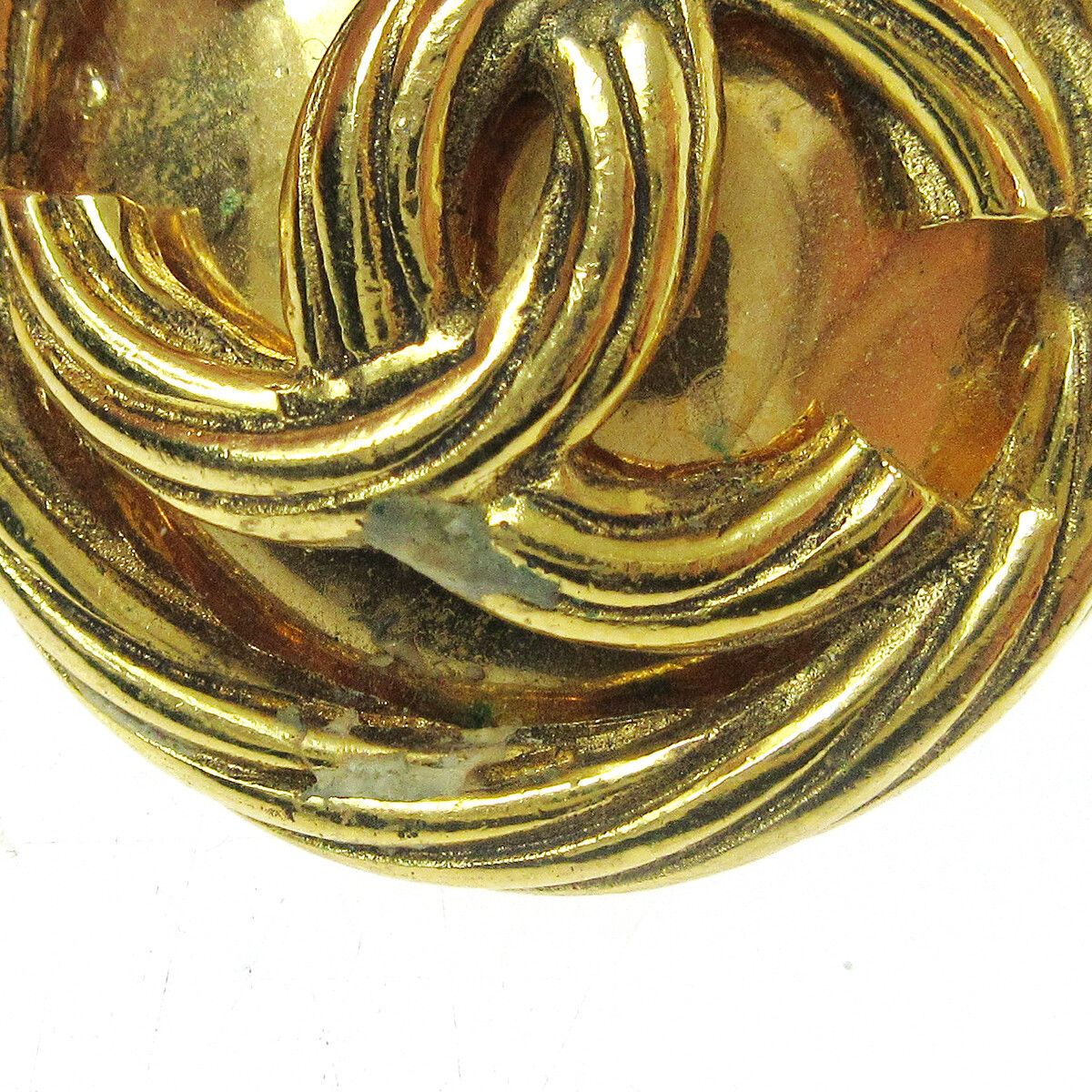 Chanel Chanel CC Button Clip-On Earrings Metal Size ONE SIZE - 6 Thumbnail